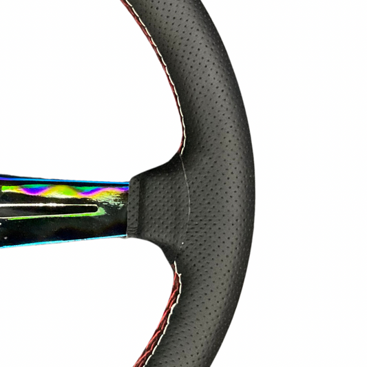 XT Racing 14 inch 350MM Titanium Steering Wheel