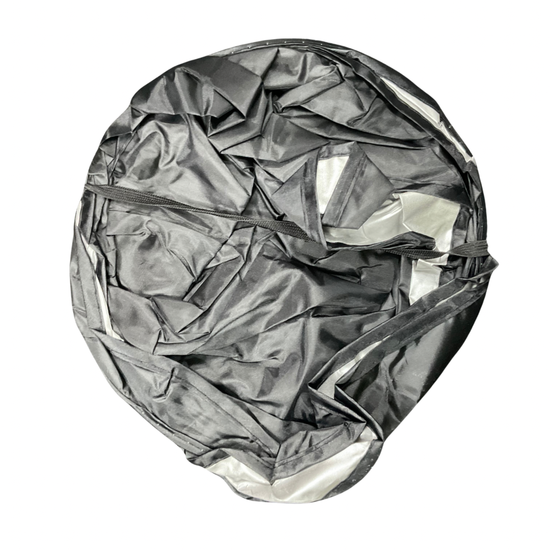 Silver Round Folding Car Windshield Sun Shade