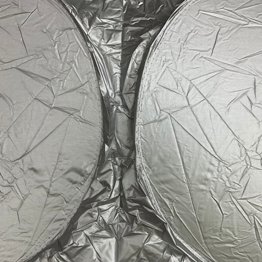 Silver Round Folding Car Windshield Sun Shade