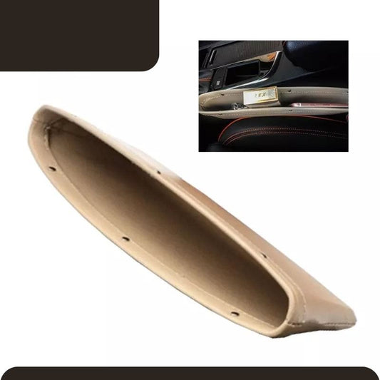 1-Piece PU Leather Car Seat Gap Storage Organizer