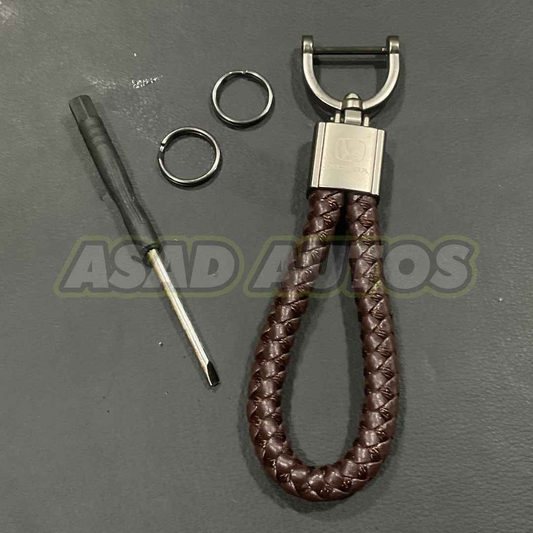 Durable and Stylish Car Key Chains/Rings for Honda - High-Quality Alloy and Microfiber Design
