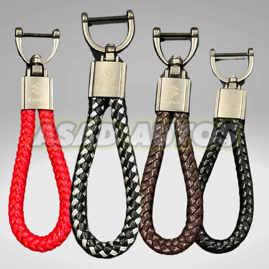 Durable and Stylish Car Key Chains/Rings for Suzuki - High-Quality Alloy and Microfiber Design