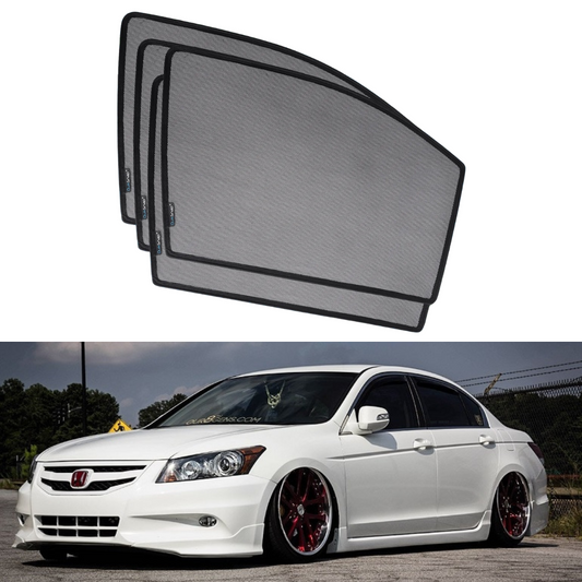 Quik Snap Window Sun Shades (Car Pardy) For Honda Accord 2008-2012 VIP Sedan