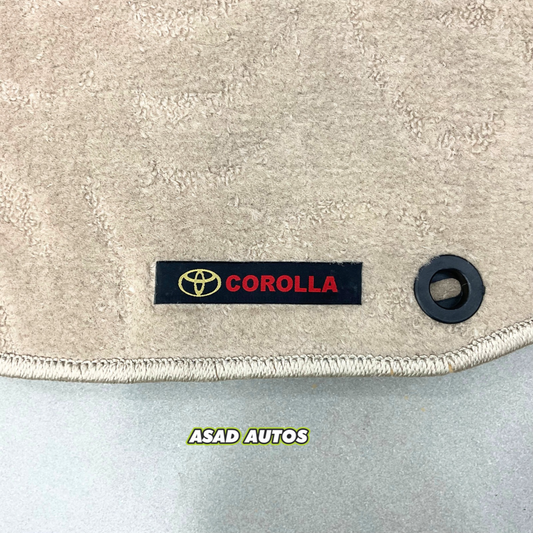 Custom Carpet Floor Mats for Toyota Corolla (2014-2024) – Stylish & Durable Interior Protection