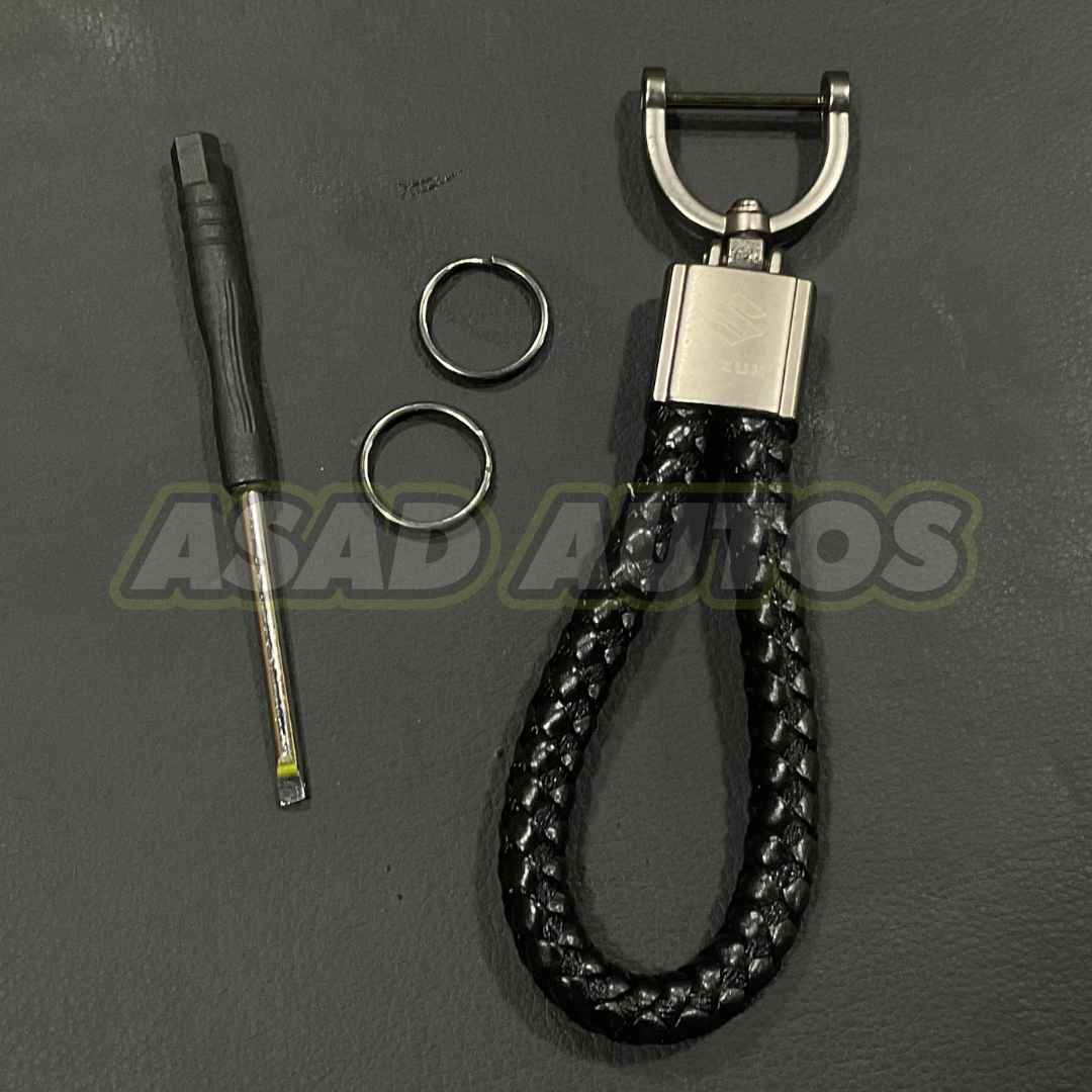 Durable and Stylish Car Key Chains/Rings for Suzuki - High-Quality Alloy and Microfiber Design