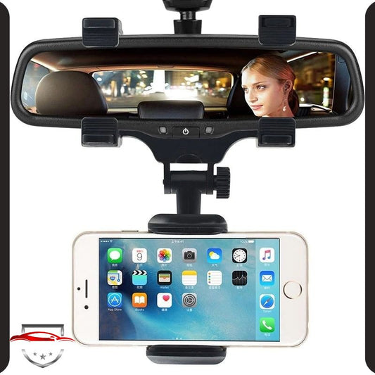 Universal Car Rearview Mirror Phone Mount