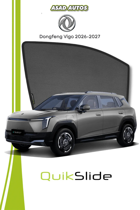 QS | QuikSlide Window Sun Shades (Car Pardy) for Dongfeng Vigo 2026–2027