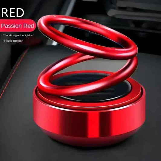 Double Ring Solar Car Perfume Diffuser (Car Air Freshener)