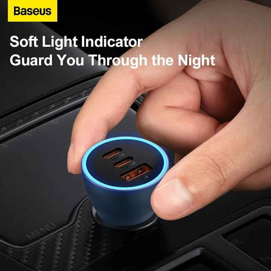 BASEUS Golden Contactor Super-Fast Car Charger 65w