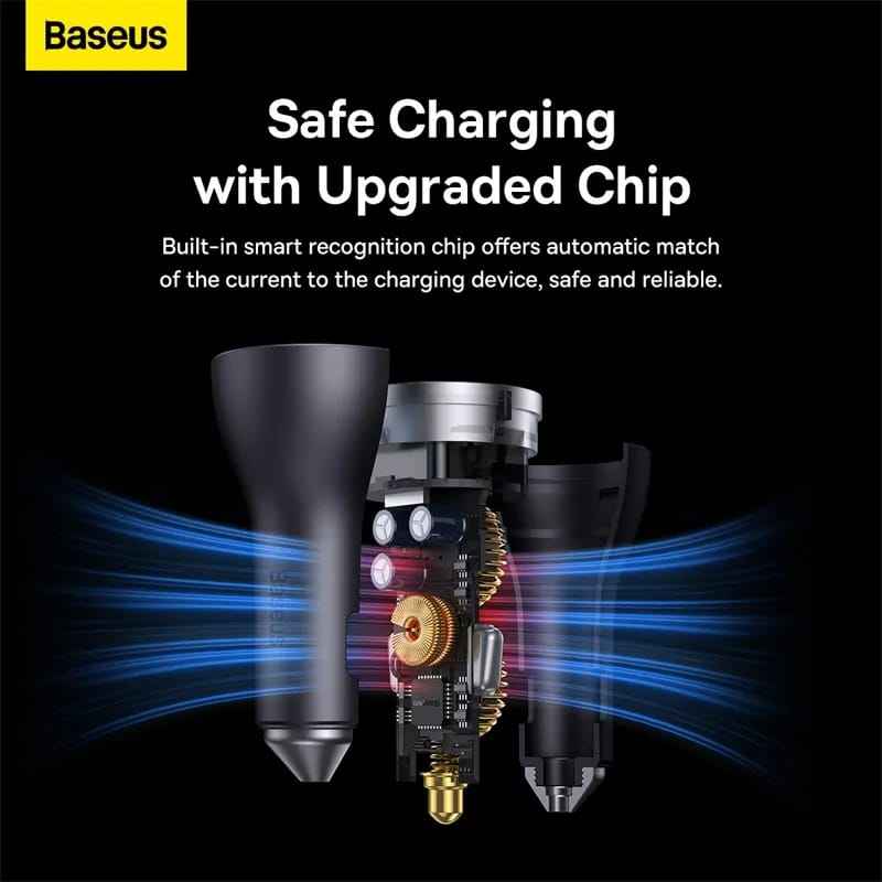 BASEUS Golden Contactor Super-Fast Car Charger 65w