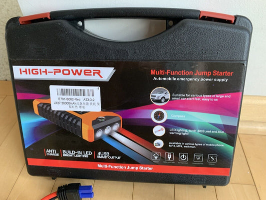 20000mAh LED Car Jump Start Starter 4 USB Charger Battery Power Bank Booster 12V