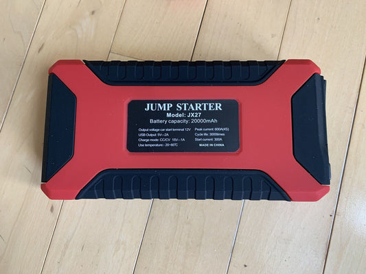 20000mAh LED Car Jump Start Starter 4 USB Charger Battery Power Bank Booster 12V