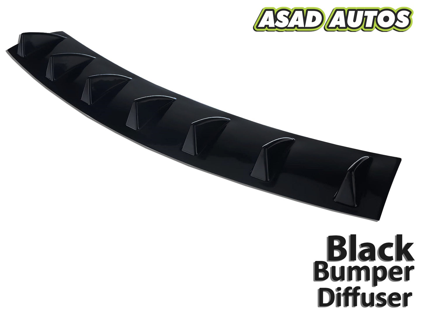 Sleek Black Bumper Diffuser for Toyota Corolla (2014-2024) | Stylish & Aerodynamic