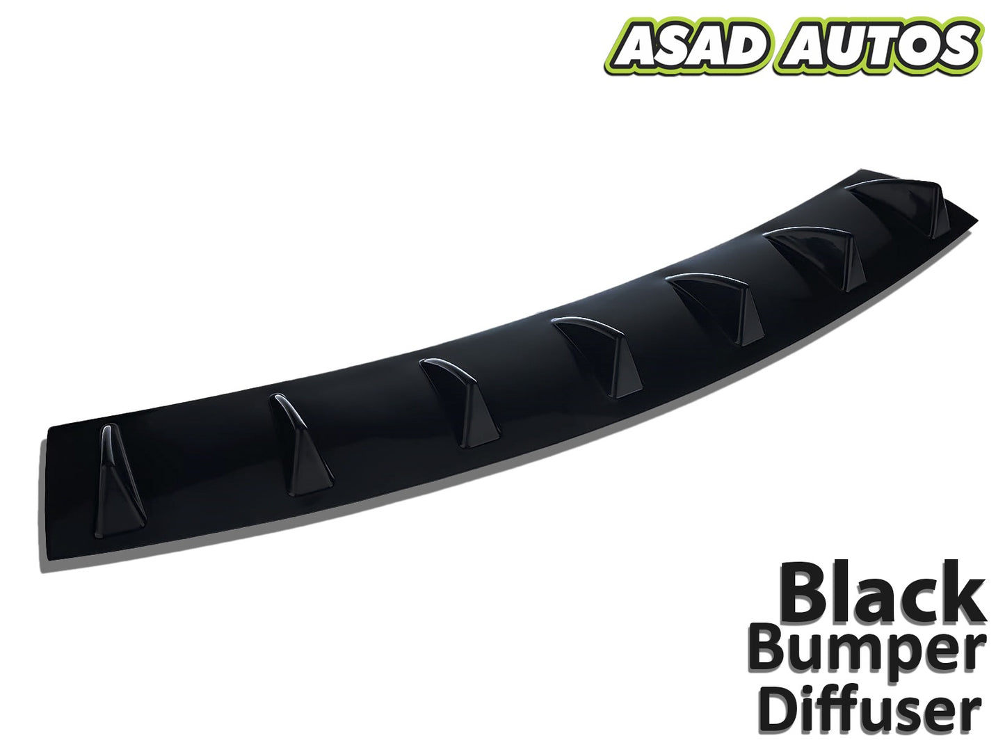 Sleek Black Bumper Diffuser for Toyota Corolla (2014-2024) | Stylish & Aerodynamic