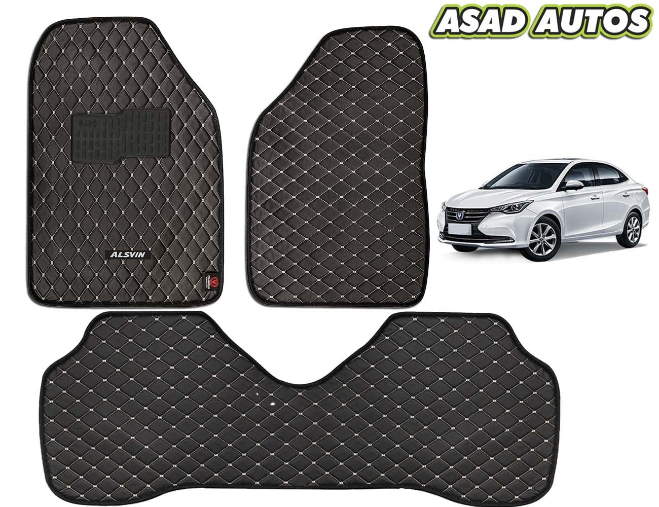 Changan Alsvin 2021-2024 7D Luxury Car Floor Mats – Premium Custom Fit