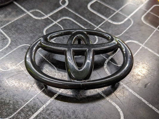 Toyota Corolla Steering Logo, Emblem, Monogram - Glossy Black