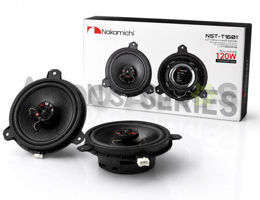Nakamichi NSF624 6.5 Inch 2-Way Coaxial Car Speakers 225W Peak Power