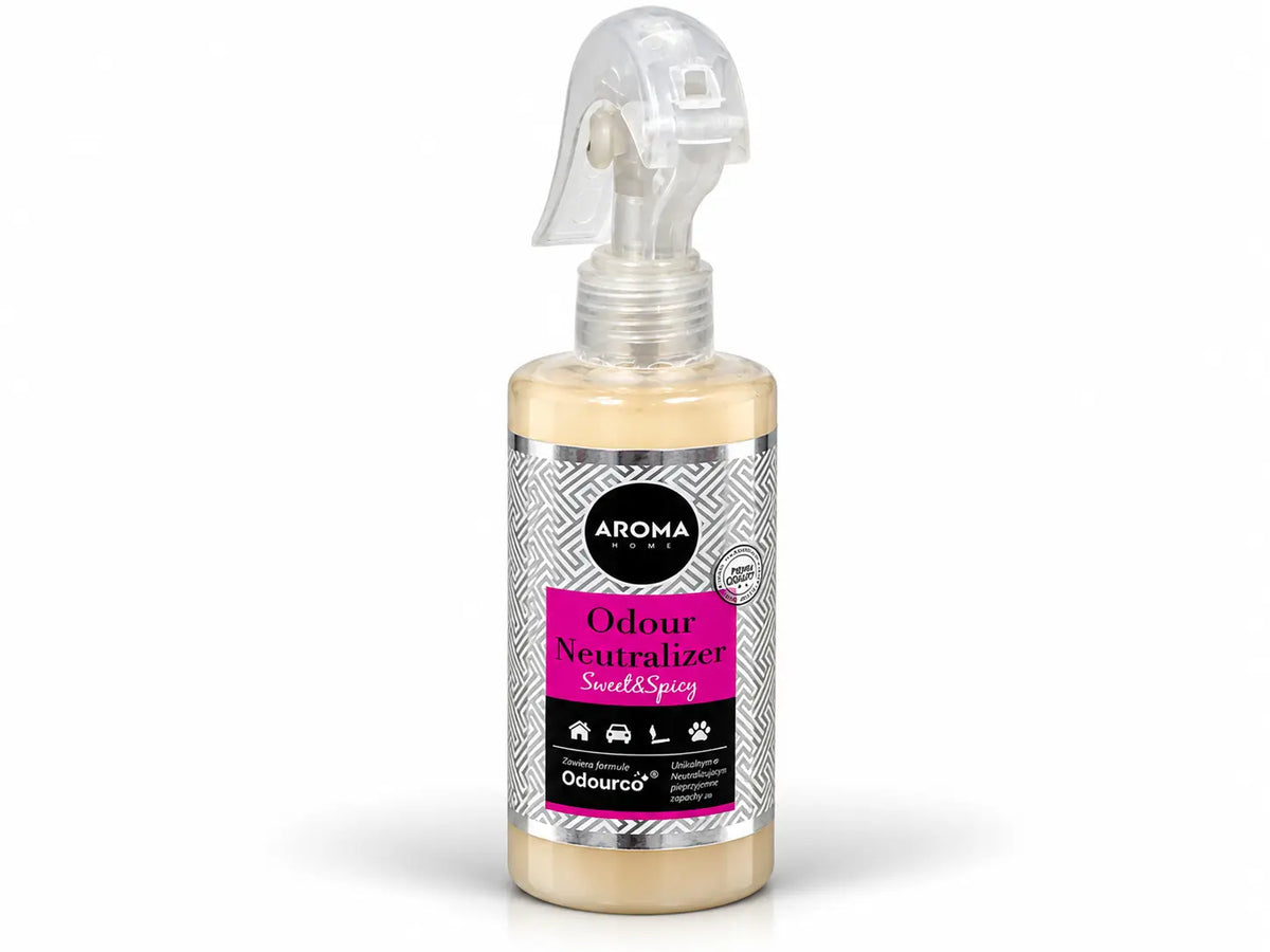 Aroma Home Car Odour Neutralizer Sweet and Spicy trigger spray bottle