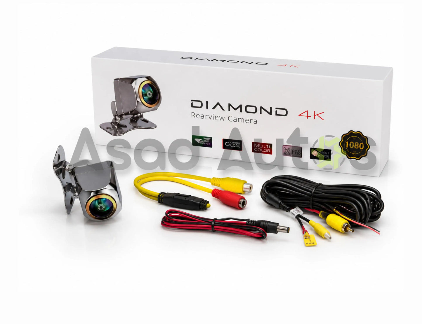 Diamond 4K rearview camera - HD reverse parking camera with night vision - Asad Autos