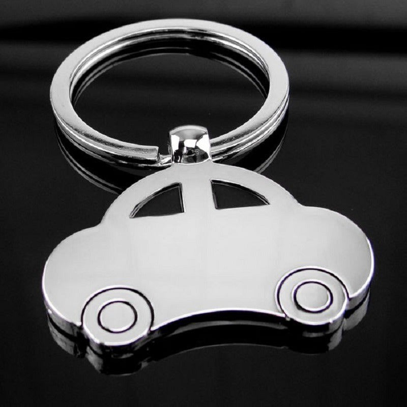 "Metal Car Shape Key Chain - Cute and Durable Design"