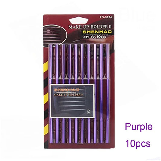 10Pcs Universal Car Air Conditioner U-Shape Decorative Moulding Strips - Purple