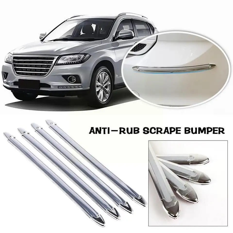 4PCS Car Bumper Edge Protectors – Anti-Collision Guard Strips