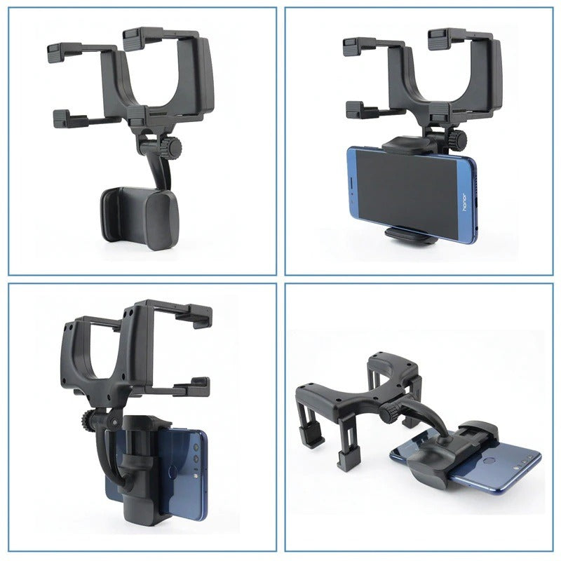Universal Car Rearview Mirror Phone Mount