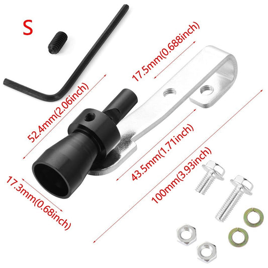 Universal Car Turbo Sound Whistle – For Large 2100-4000 CC Car Engines & Medium 1100 to 2000 CC Car