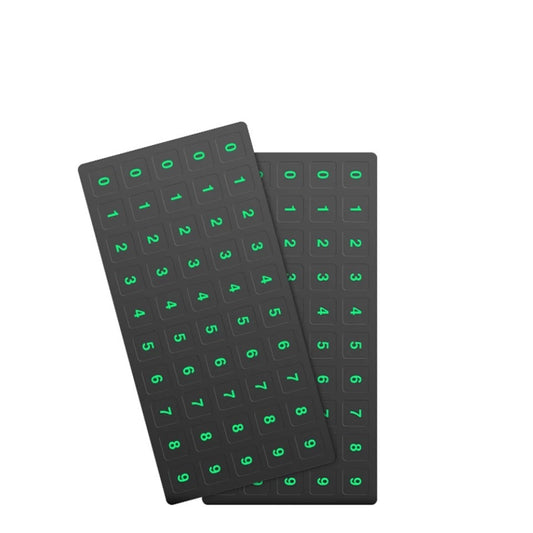 Universal Car Luminous Temporary Parking Card with Night Phone Number Display