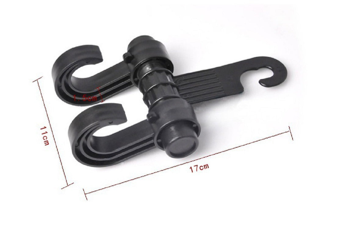 2 Pcs Universal Car Seat Back Organizer Hooks