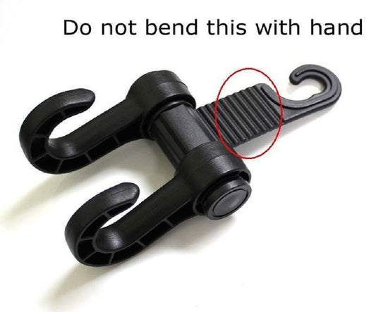 2 Pcs Universal Car Seat Back Organizer Hooks