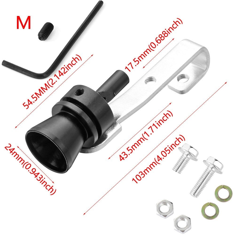 Universal Medium Turbo Sound Whistle for 1100-2000 CC Cars