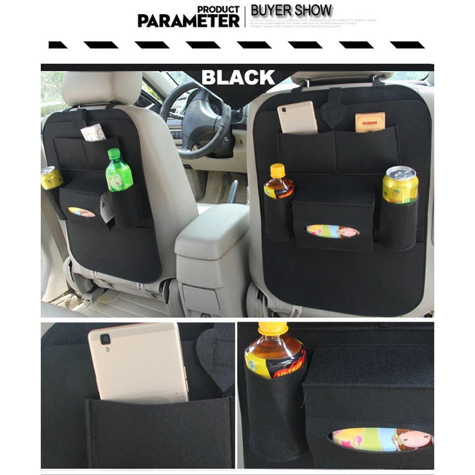 1PC Car Seat Back Organizer Kids Kick Mats Protector