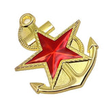 Star Emblem Badge – Universal Monogram Logo for Car Hood, Grille, or Trunk