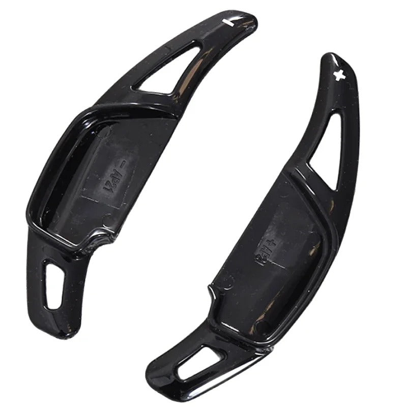 "2PCS Aluminum Black Steering Wheel Paddle Shifter Extensions for Haval - Auto Gear Shift Enhancements"