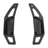 "2PCS Aluminum Black Steering Wheel Paddle Shifter Extensions for Haval - Auto Gear Shift Enhancements"