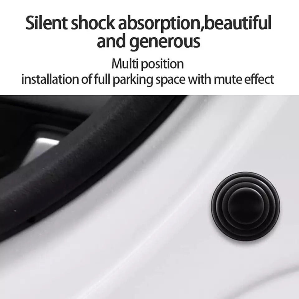 10 PCS Door Shock Absorber Pads - Rubber Bumper Pads for Sound Insulation and Shock Absorption (Black)"