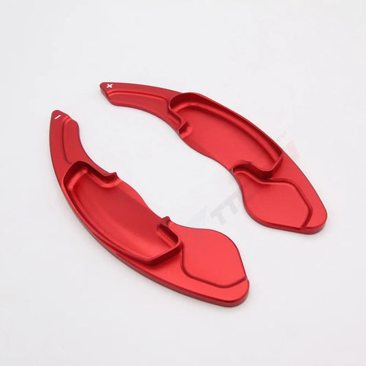 Red Paddle Shift Extensions for Civic X Steering Wheel