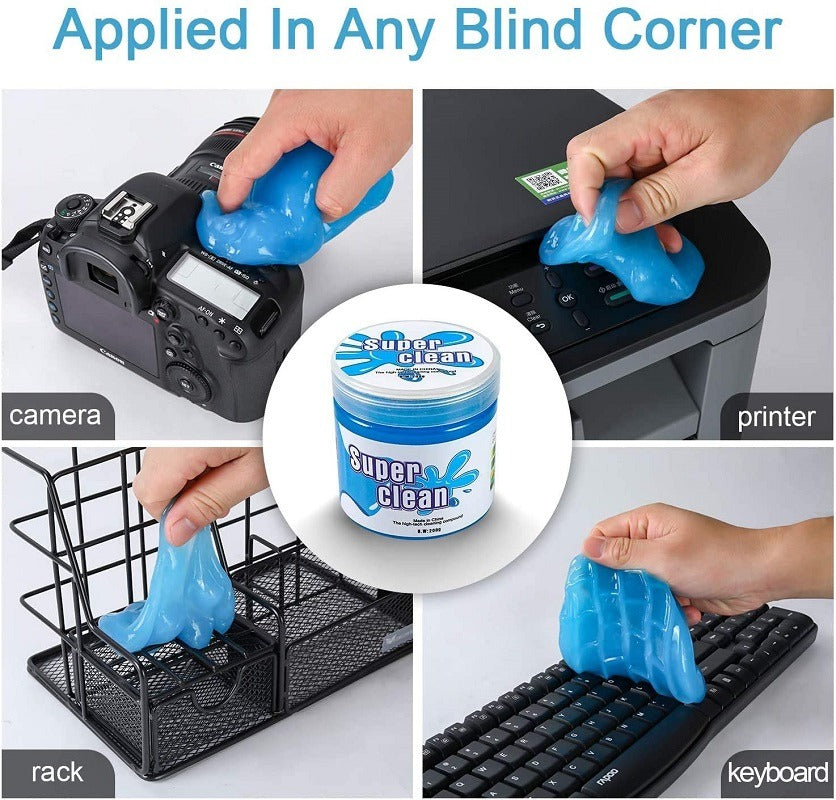 Pack of 3 Universal Car Vent Keyboard Magic Dust Cleaner Gel