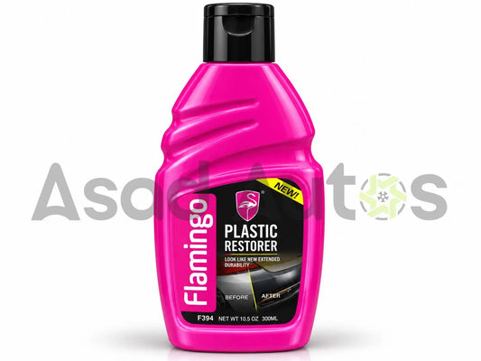Flamingo Plastic Restorer F394 300ml – Restores Faded Trim