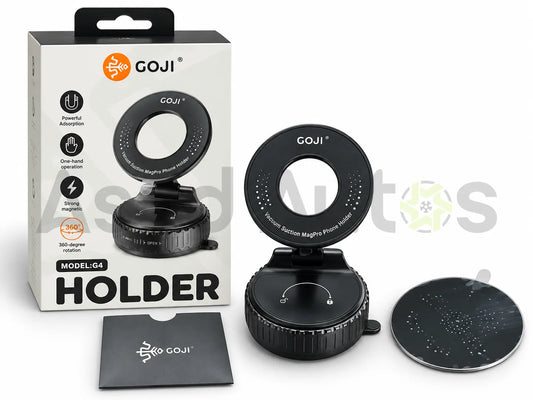 Product view of Goji G4 vacuum suction car phone holder
