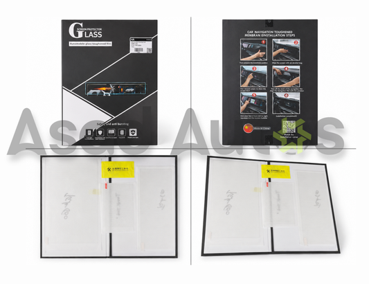 Premium tempered LCD glass protector for GWM Tank 500 infotainment screen with scratch-resistant protection.