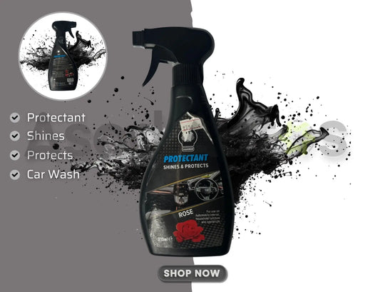 Harris Rose Protectant Spray 315ml for car dashboard shine interior protection and trim care in Pakistan