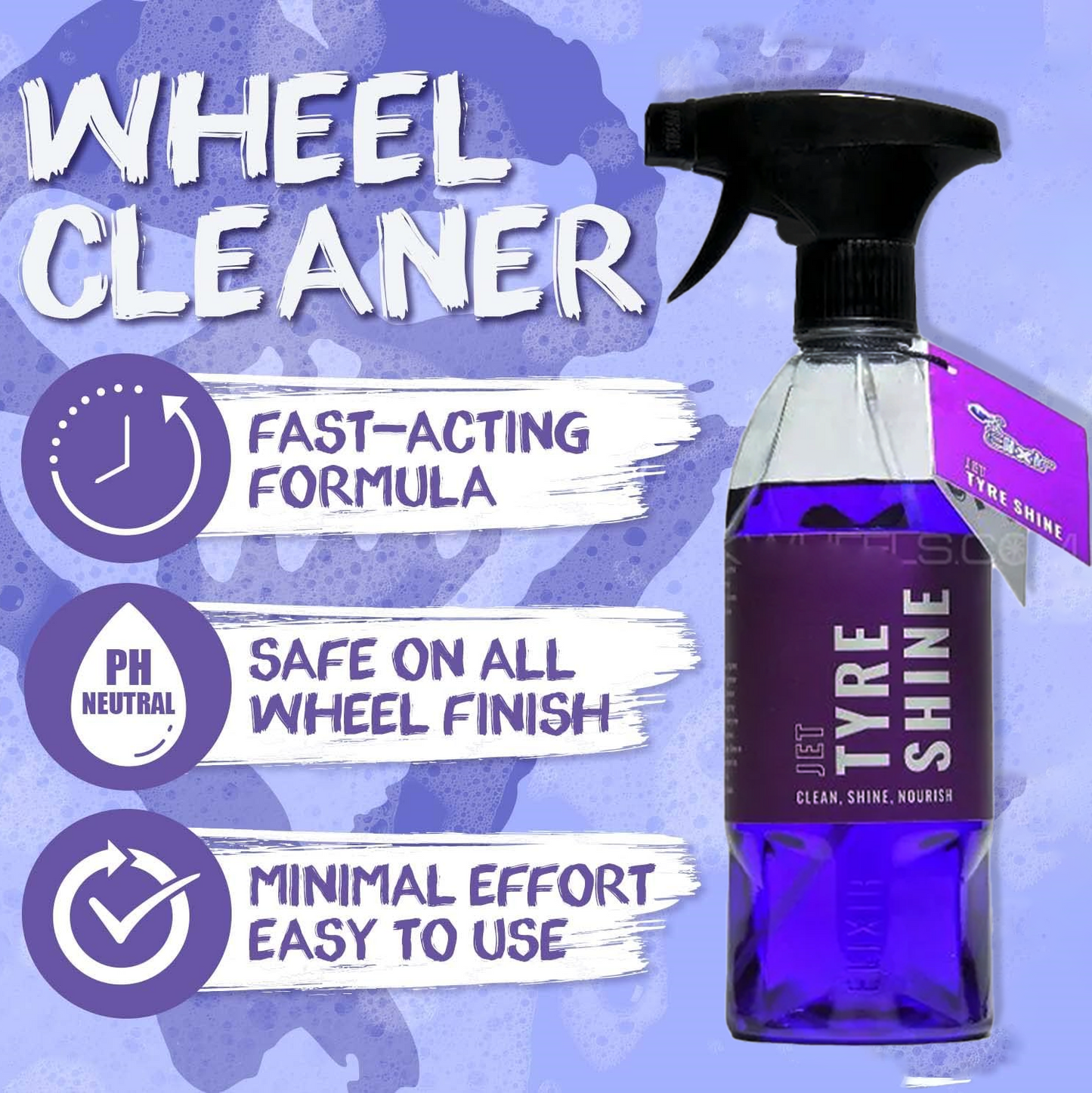 Elixir Jet Tyre Shine - Clean, Shine & Nourish