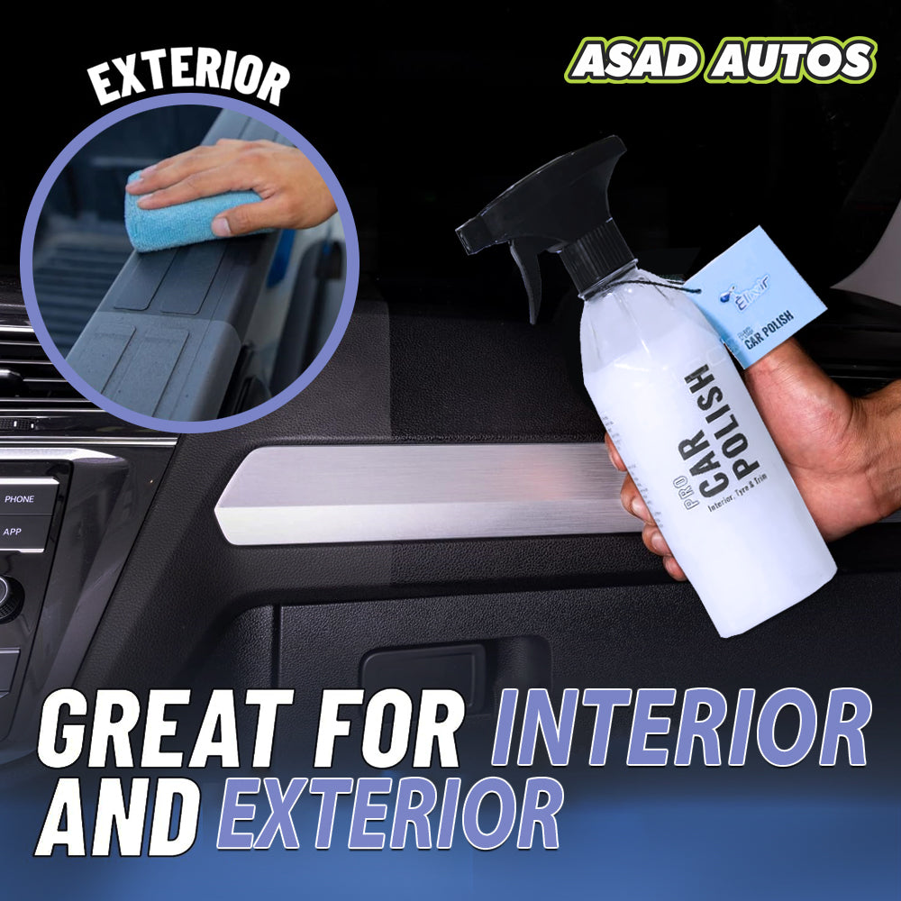Elixir Pro Car Polish - Interior & Trim Care