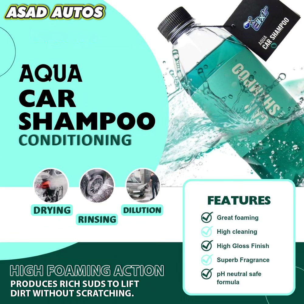 Elixir Aqua Car Shampoo - Conditioning Formula