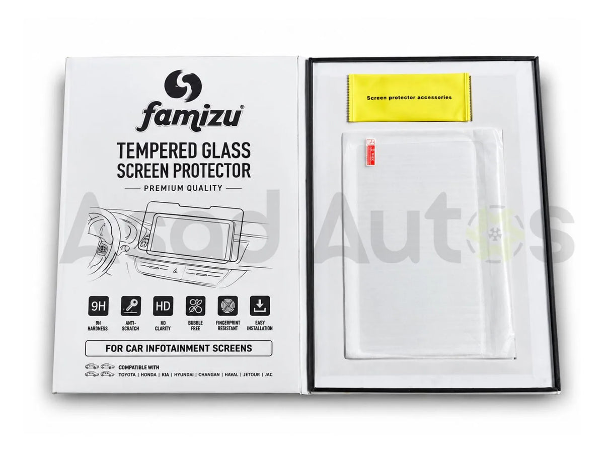 LCD glass protector 10 inch universal car screen guard
