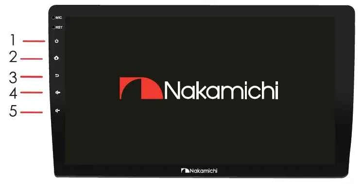 NAKAMICHI NAM 5230 Z LINK APPLE CARPLAY ANDROID AUTO NAVIGATION SYSTEM 2GB 32GB