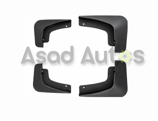 Custom-fit black mud flaps splash guards pair for Jaecoo J7 - Asad Autos