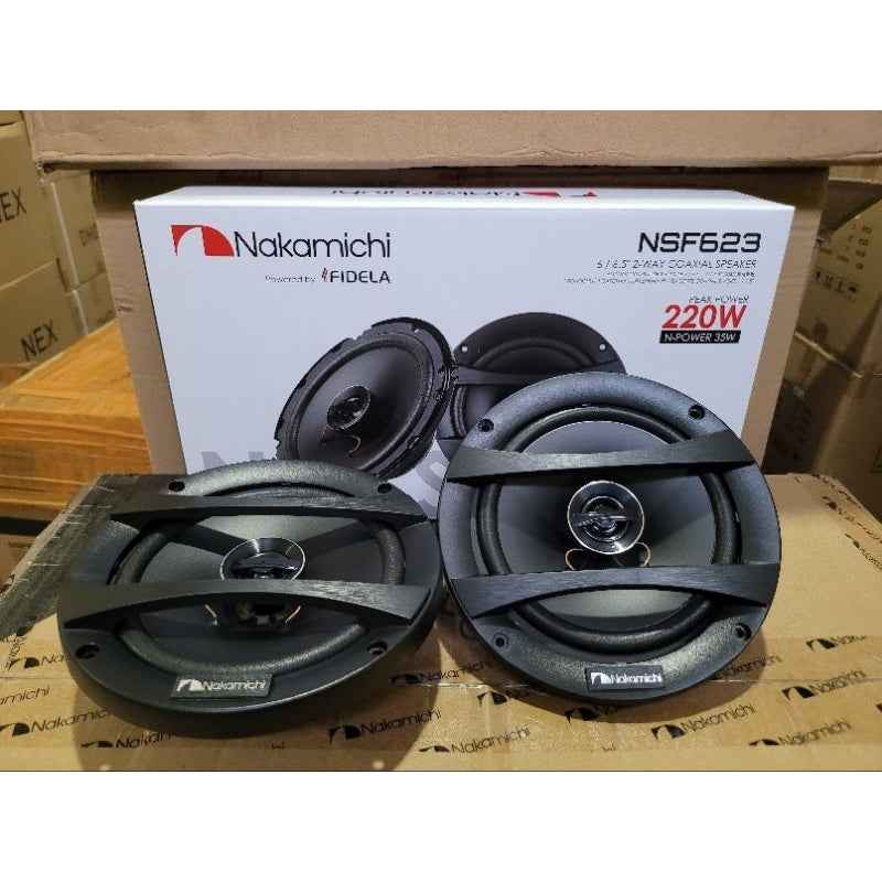 NAKAMICHI 2-Way Coaxial Car Speakers 6"/6.5"